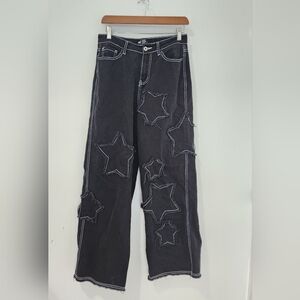 Hot Topic Star Fray Jeans